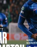 KAIYUNAPP-梅开二度，切尔西官方：马杜埃凯当选本轮欧协联队内最佳球员