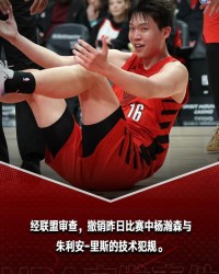 开云体育-杨瀚森和里斯的技术犯规被正式撤销